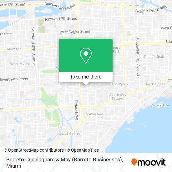 Mapa de Barreto Cunningham & May (Barreto Businesses)