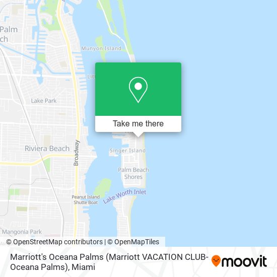 Marriott's Oceana Palms (Marriott VACATION CLUB-Oceana Palms) map