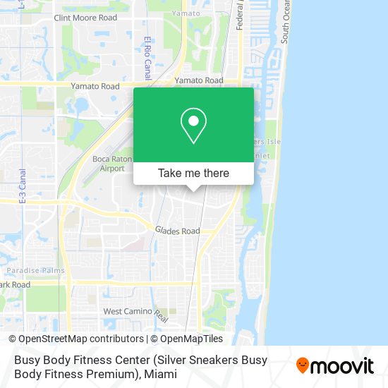 Busy Body Fitness Center (Silver Sneakers Busy Body Fitness Premium) map