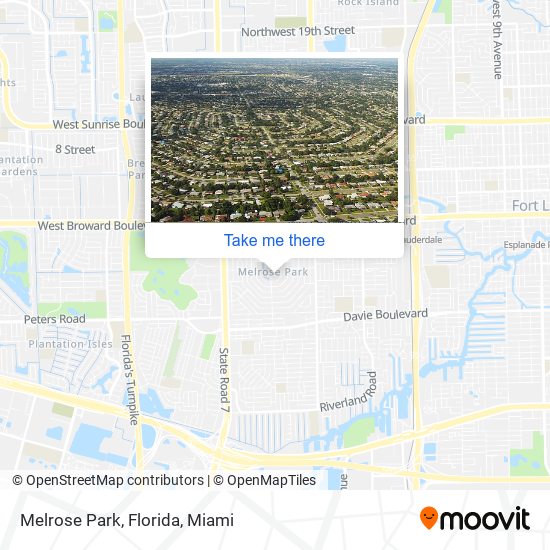Mapa de Melrose Park, Florida