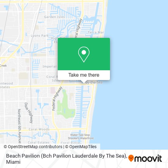 Mapa de Beach Pavilion (Bch Pavilion Lauderdale By The Sea)
