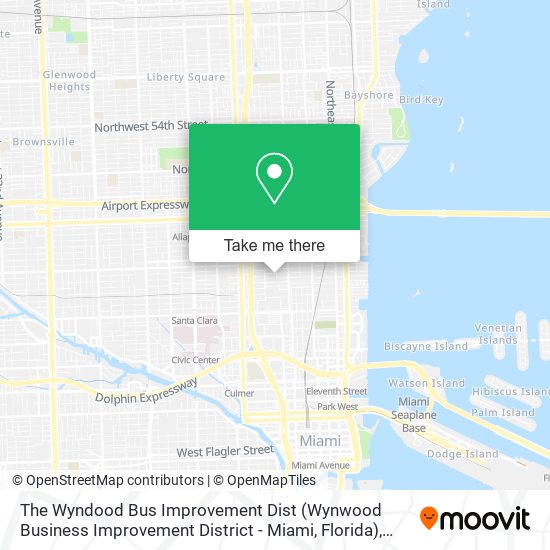 The Wyndood Bus Improvement Dist (Wynwood Business Improvement District - Miami, Florida) map