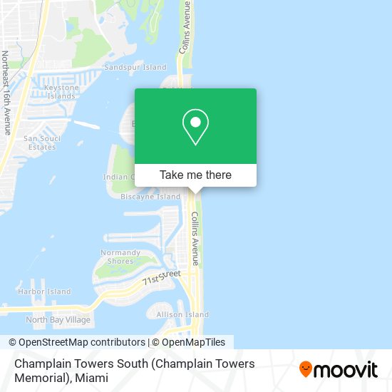 Champlain Towers South (Champlain Towers Memorial) map