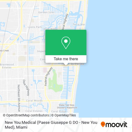 New You Medical (Paese Giuseppe G DO - New You Med) map