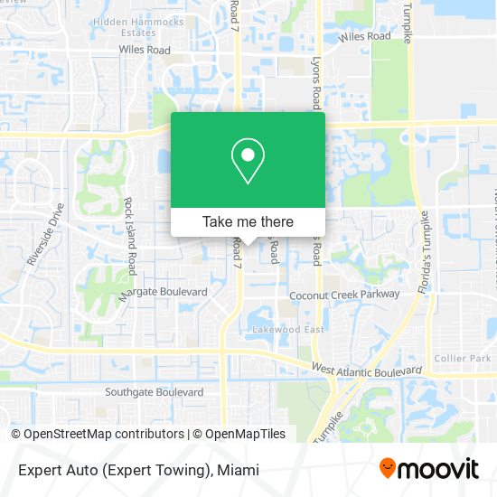 Mapa de Expert Auto (Expert Towing)