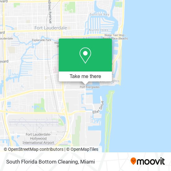 Mapa de South Florida Bottom Cleaning