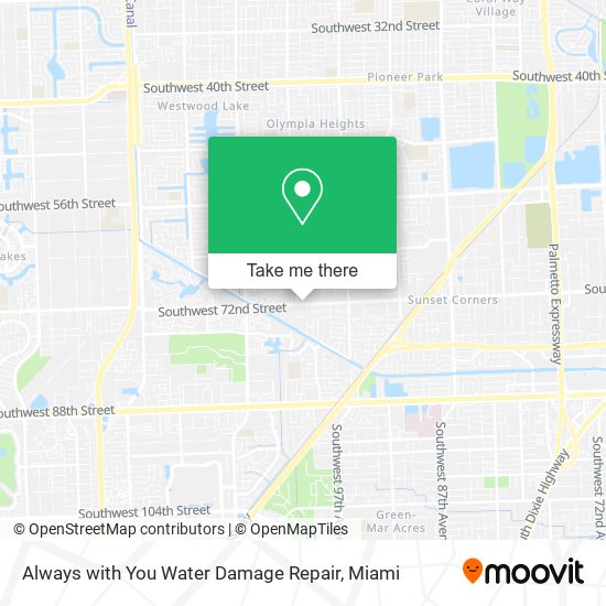 Always with You Water Damage Repair map