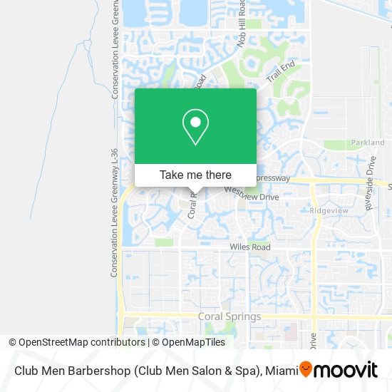 Mapa de Club Men Barbershop (Club Men Salon & Spa)