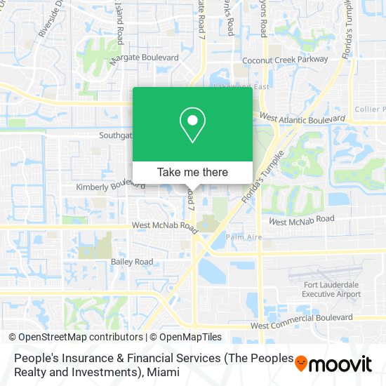 Mapa de People's Insurance & Financial Services (The Peoples Realty and Investments)