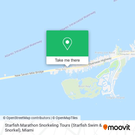 Starfish Marathon Snorkeling Tours (Starfish Swim & Snorkel) map