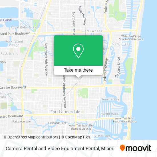 Camera Rental and Video Equipment Rental map