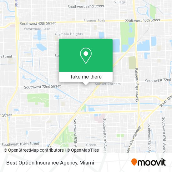 Mapa de Best Option Insurance Agency