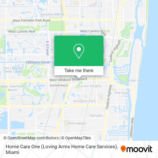 Mapa de Home Care One (Loving Arms Home Care Services)