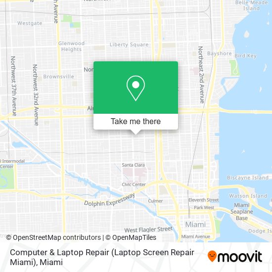 Mapa de Computer & Laptop Repair (Laptop Screen Repair Miami)