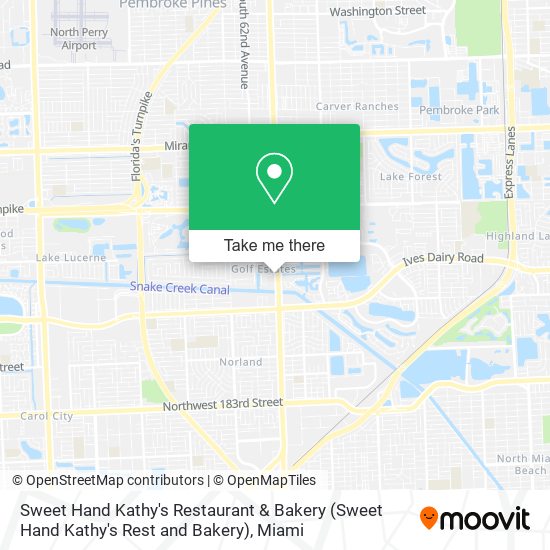 Sweet Hand Kathy's Restaurant & Bakery (Sweet Hand Kathy's Rest and Bakery) map
