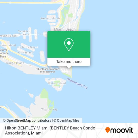 Hilton-BENTLEY Miami (BENTLEY Beach Condo Association) map