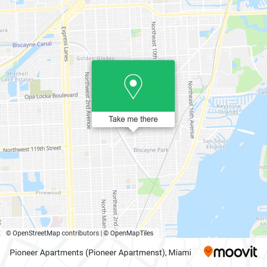 Mapa de Pioneer Apartments (Pioneer Apartmenst)