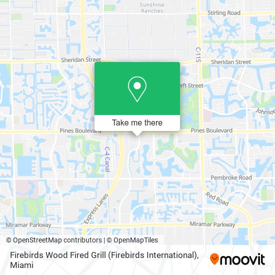 Mapa de Firebirds Wood Fired Grill (Firebirds International)