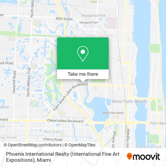 Mapa de Phoenix International Realty (International Fine Art Expositions)