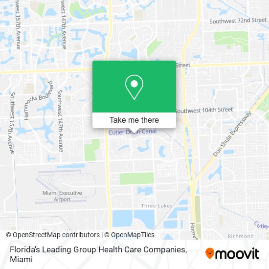 Florida's Leading Group Health Care Companies map
