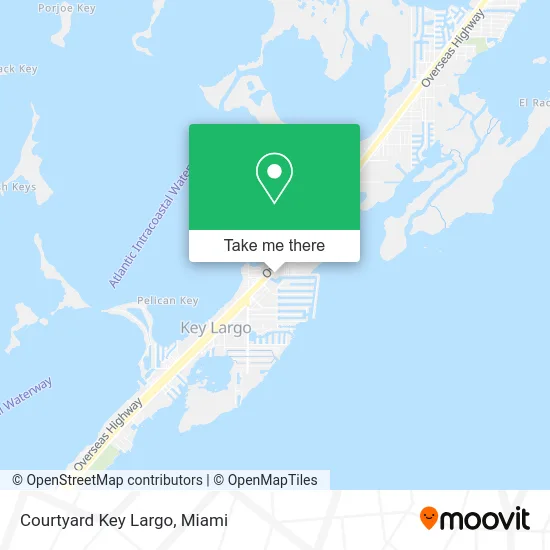 Courtyard Key Largo map