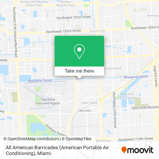 All American Barricades (American Portable Air Conditioning) map