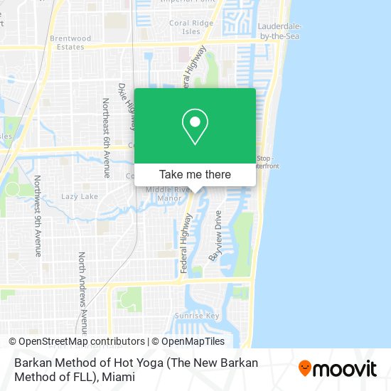 Mapa de Barkan Method of Hot Yoga (The New Barkan Method of FLL)