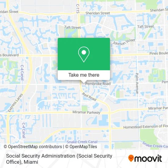 Social Security Administration (Social Security Office) map