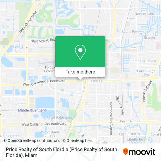 Mapa de Price Realty of South Flordia