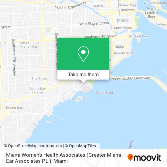 Miami Women's Health Associates (Greater Miami Ear Associates P.L.) map