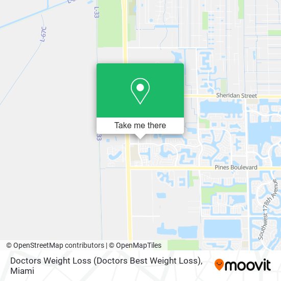 Doctors Weight Loss map