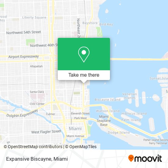 Mapa de Expansive Biscayne