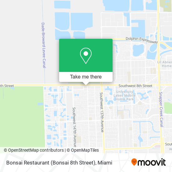 Mapa de Bonsai Restaurant (Bonsai 8th Street)