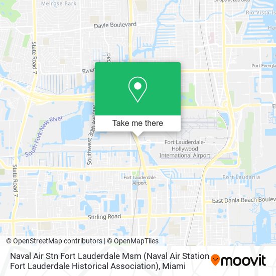 Mapa de Naval Air Stn Fort Lauderdale Msm (Naval Air Station Fort Lauderdale Historical Association)