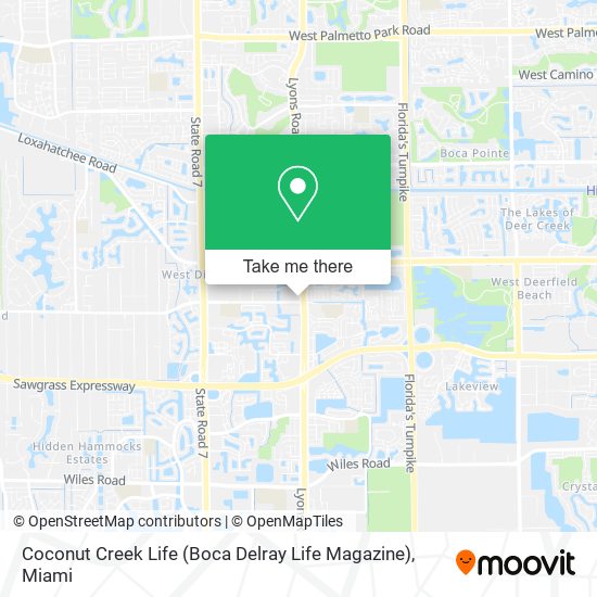 Coconut Creek Life (Boca Delray Life Magazine) map