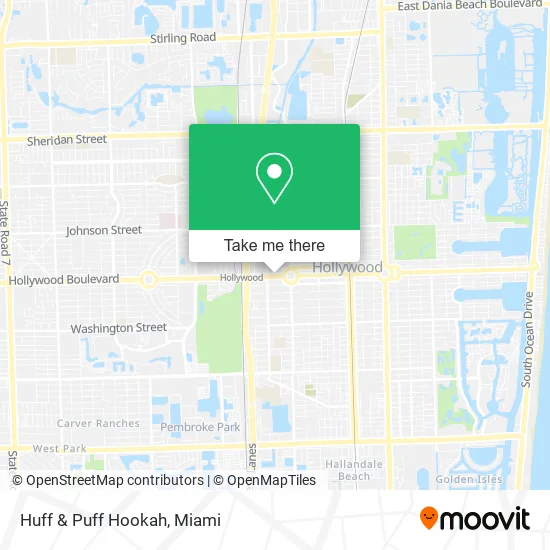 Huff & Puff Hookah map