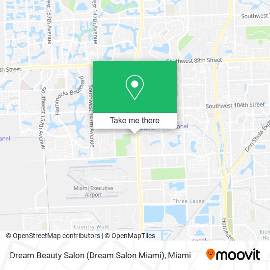 Mapa de Dream Beauty Salon (Dream Salon Miami)