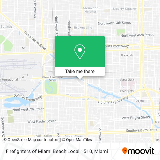 Mapa de Firefighters of Miami Beach Local 1510