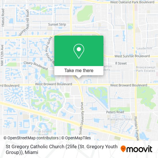 Mapa de St Gregory Catholic Church (2life (St. Gregory Youth Group))