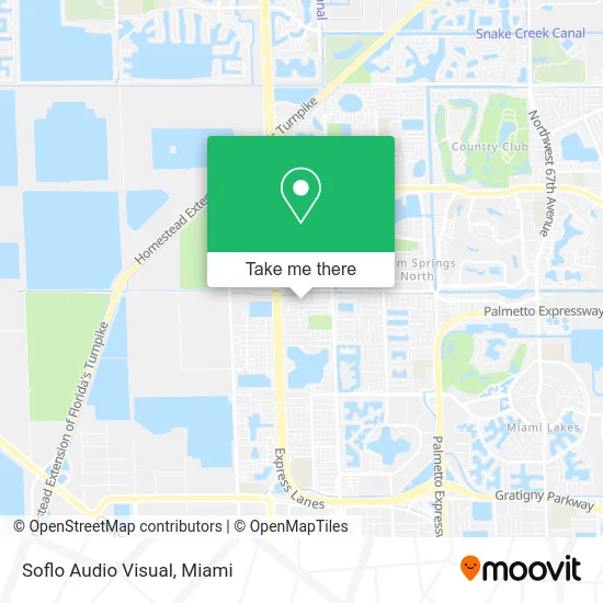 Soflo Audio Visual map