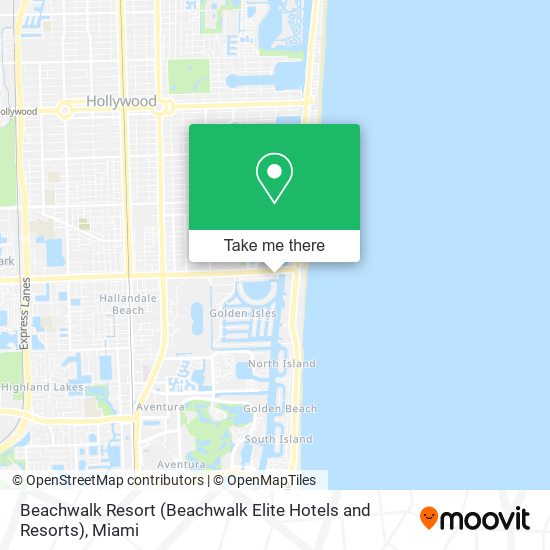 Beachwalk Resort (Beachwalk Elite Hotels and Resorts) map