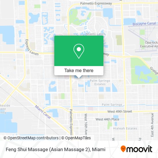 Mapa de Feng Shui Massage (Asian Massage 2)