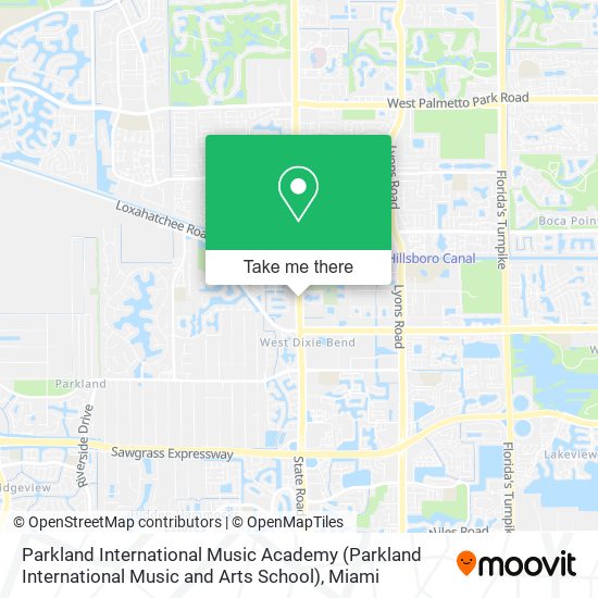 Mapa de Parkland International Music Academy (Parkland International Music and Arts School)