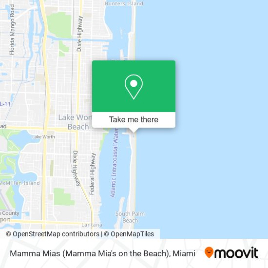 Mamma Mias (Mamma Mia's on the Beach) map