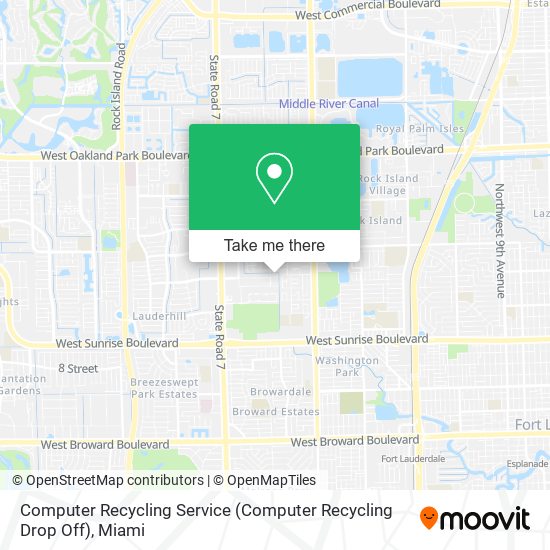 Mapa de Computer Recycling Service (Computer Recycling Drop Off)