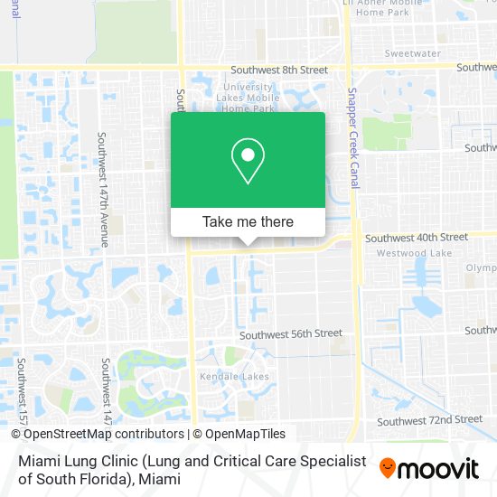 Mapa de Miami Lung Clinic (Lung and Critical Care Specialist of South Florida)