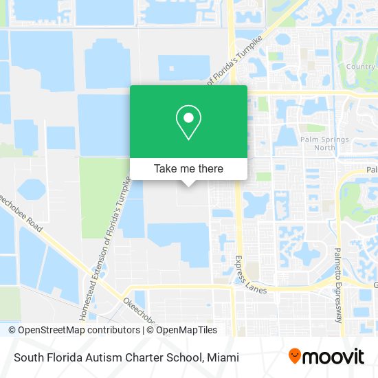 Mapa de South Florida Autism Charter School