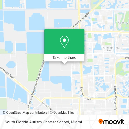 South Florida Autism Charter School map