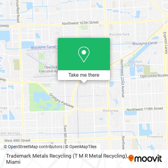 Mapa de Trademark Metals Recycling (T M R Metal Recycling)