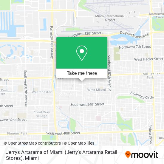 Jerrys Artarama of Miami (Jerry's Artarama Retail Stores) map